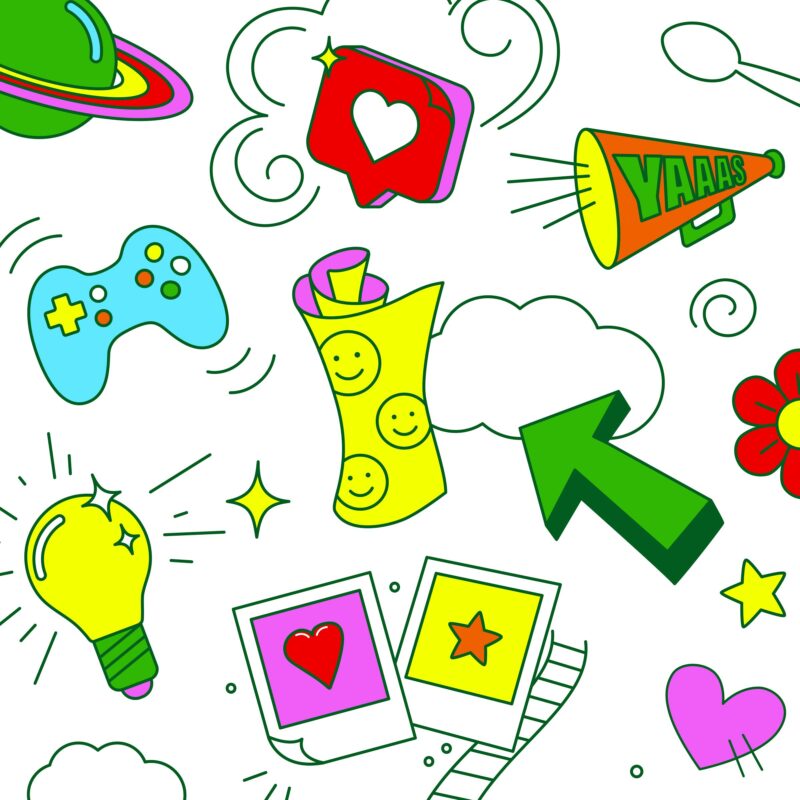 Betty Crocker Fruit Roll-Ups Tropical Tie-Dye Snacks, 141g - Image 6