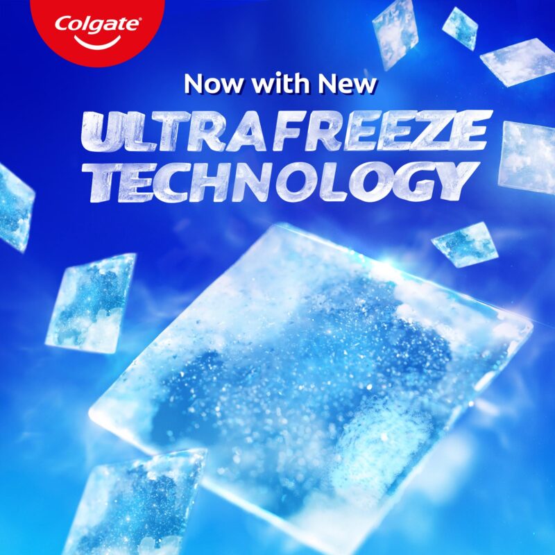 Colgate MaxFresh Toothpaste, Blue Gel Tooth Paste with Menthol for Super Fresh Breath, 300g, 150g X 2 (Peppermint Ice, Combo Pack Offer) - Image 8