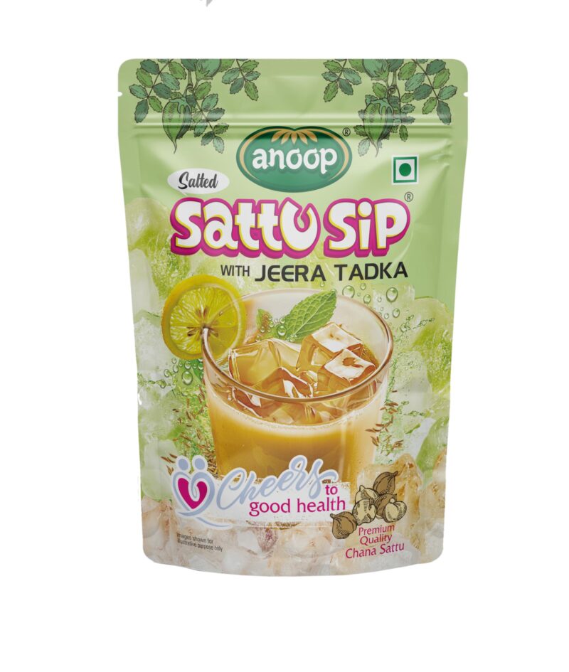 Anoop Sattu Sip (500gms*4) Pack of 4 (2kg) (Salted With Jeera Tadka)