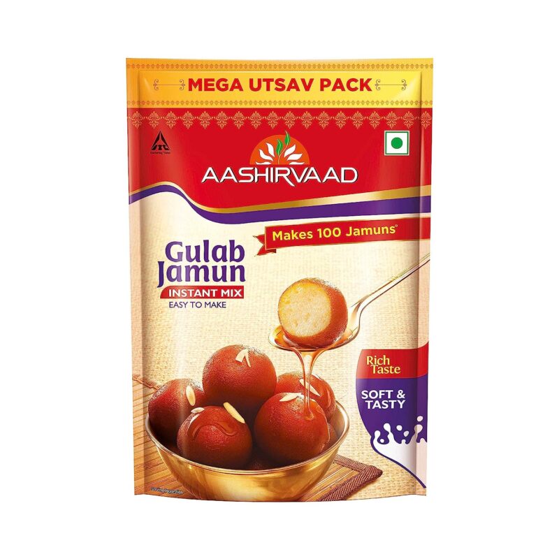 Aashirvaad Instant Mix Gulab Jamun, 500g Pack