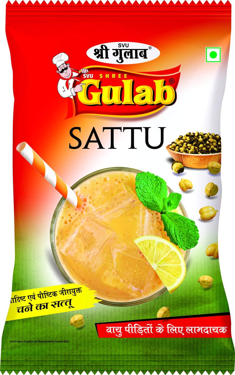 Shree Gulab Roasted Gram Flour Sattu 1Kg (500Gms*2)