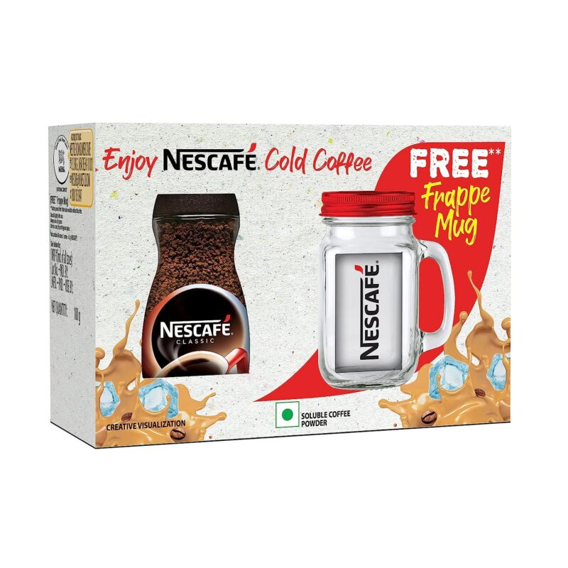 Nescafe Classic Coffee, 100 g (Get a Free Frappe Mug)
