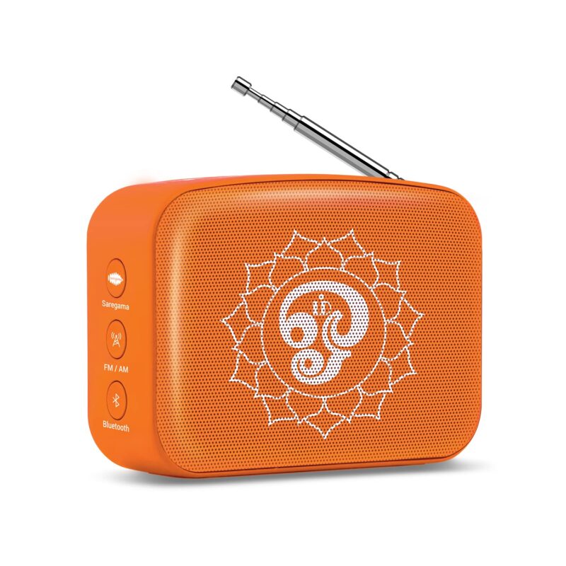Saregama Carvaan Mini 2.0 Tamil Devotional - Music Player with 351 Tamil Devotional Songs, Bluetooth/FM/AM/AUX (Devotional Orange)