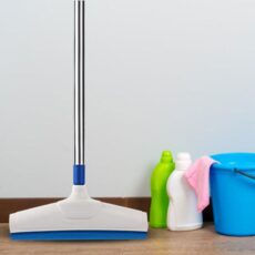 Blue|Kleeno Telescopic Bathroom Wiper