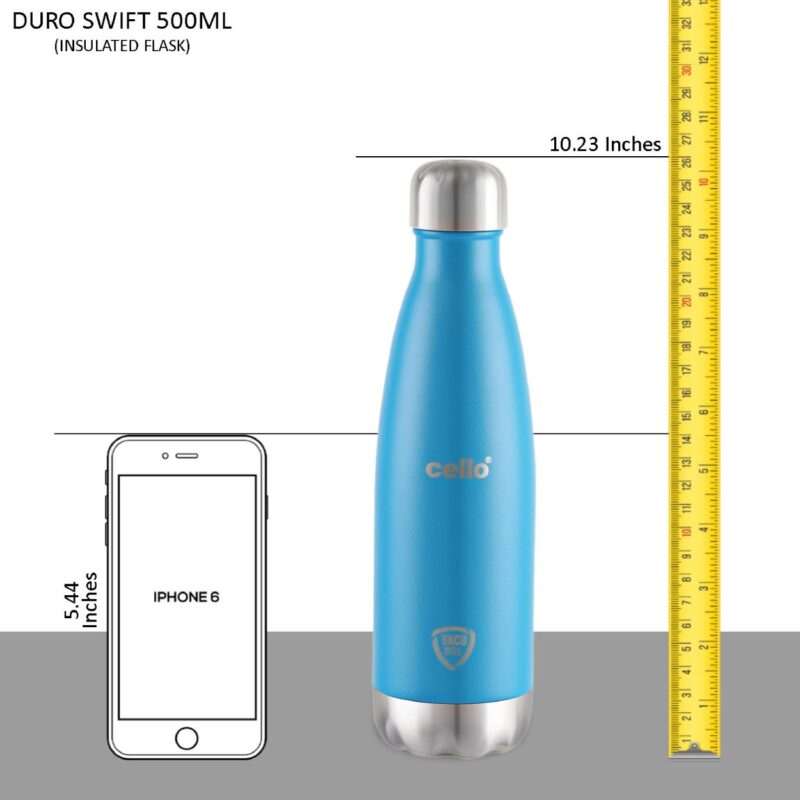Duro Swift Flask, Vacusteel Water Bottle, 500ml - Image 24