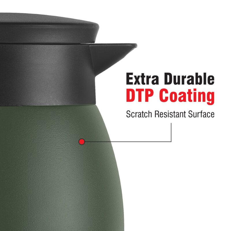 Duro Pot Double Walled Vacuum Insulated Teapot, 600ml - Image 8