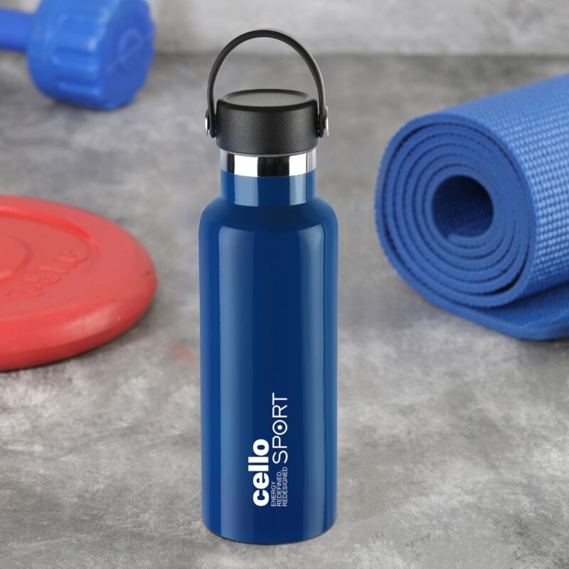 Blue|Aqua Bliss Flask, Vacusteel Water Bottle / 600ml