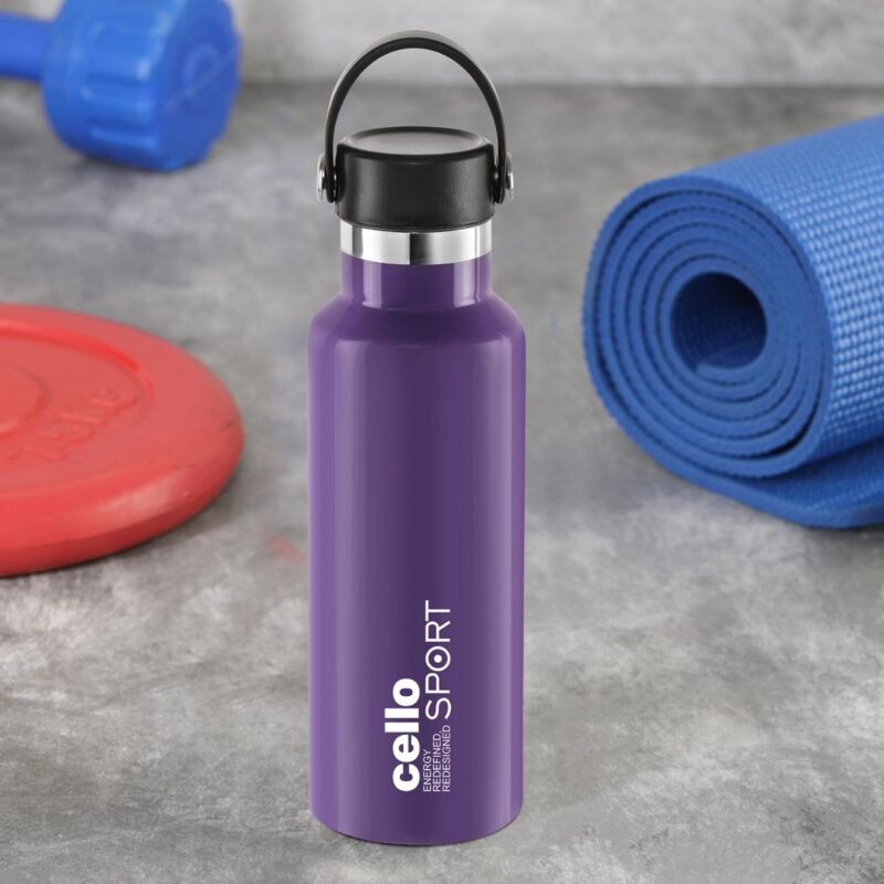 Voilet|Aqua Bliss Flask, Vacusteel Water Bottle, 600ml / 600ml