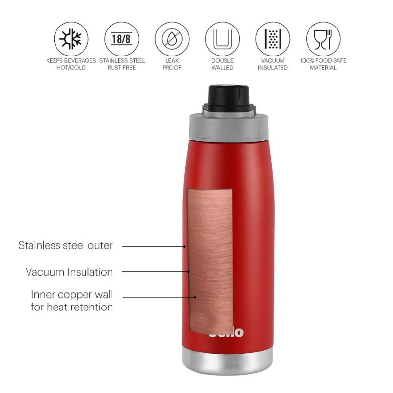 Duro Sports, Vacusteel Water Bottle, 1100ml - Image 12