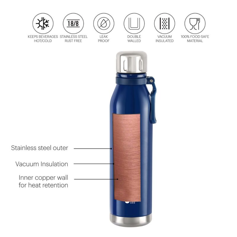 Bentley Flask, Vacusteel Water Bottle, 800ml - Image 8