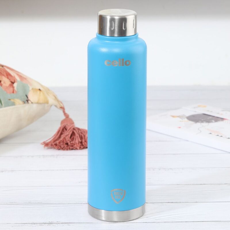 Blue|Duro Top Flask, Vacusteel Water Bottle / 750ml