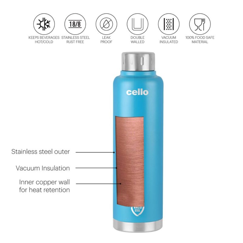 Duro Top Flask, Vacusteel Water Bottle, 750ml - Image 11