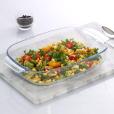 Clear|Giacinta Rectangle Glass Baking Dish, 2700ml / 2700ml
