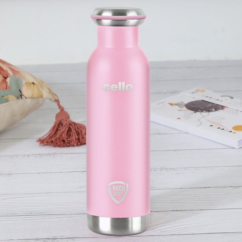 Pink|Duro Sip Flask, Vacusteel Water Bottle, 900ml / 900ml