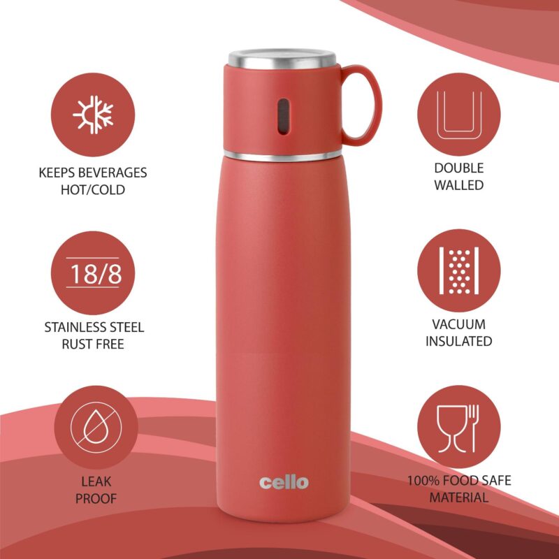 Duro Cup Style Flask, Vacusteel Water Bottle 750ml - Image 10