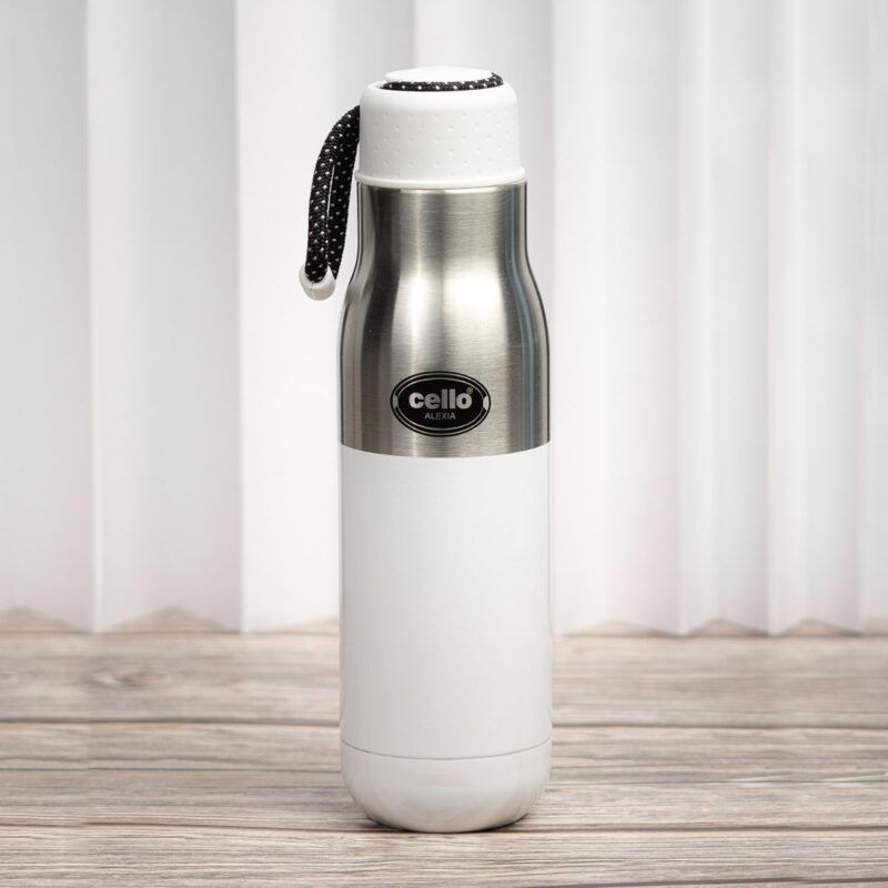 White|Alexia Flask, Vacusteel Water Bottle / 600ml