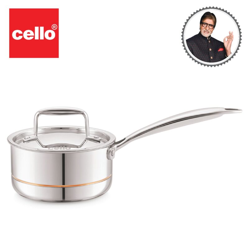 5-Ply Stainless Steel Sauce Pan with Lid - Image 27