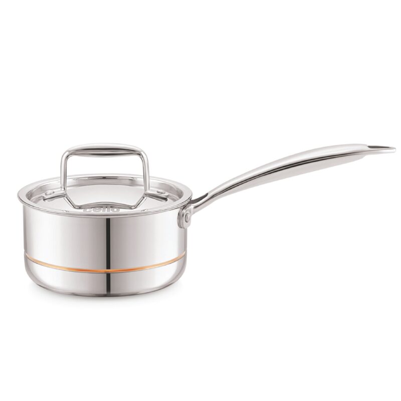 5-Ply Stainless Steel Sauce Pan with Lid - Image 7