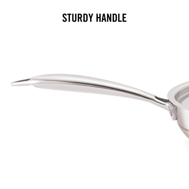 5-Ply Stainless Steel Fry Pan with Lid - Image 14