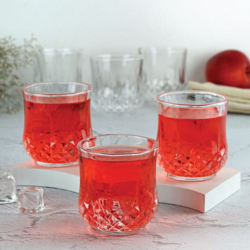 Clear|Amore Glass Tumblers, Set of 6 / 325ml