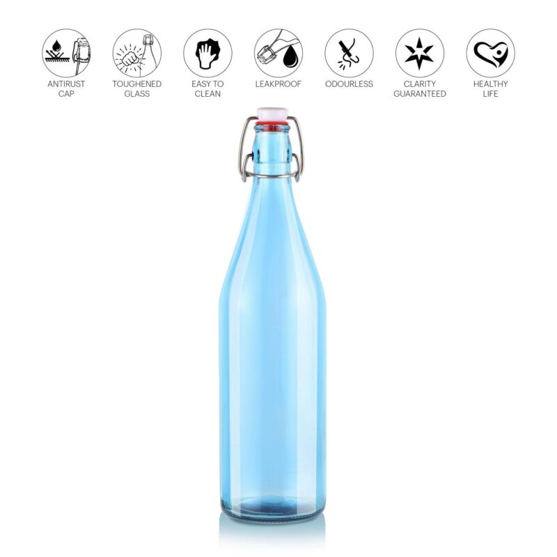 Aquaria Glass Water Bottle, 1000ml - Image 23
