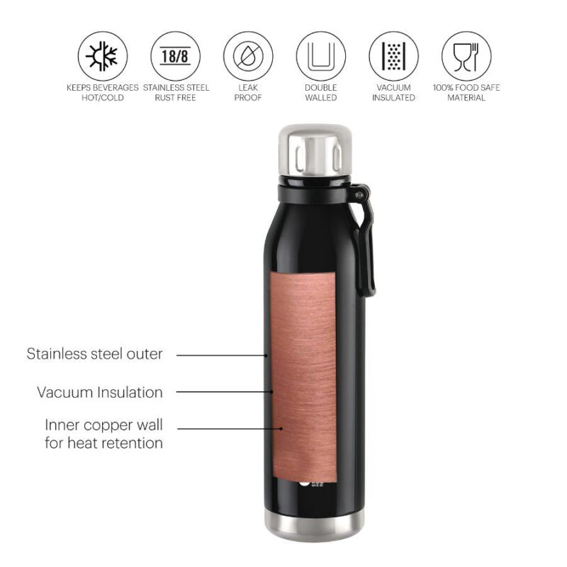 Bentley Flask, Vacusteel Water Bottle, 600ml - Image 11