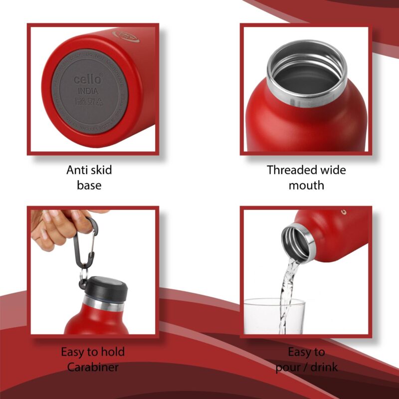 Duro Hector Flask, Vacusteel Water Bottle 550 ml - Image 20