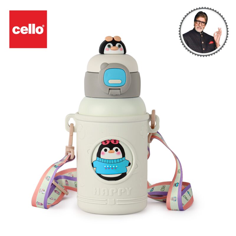 Babybop Hot & Cold Stainless Steel Kids Water Bottle, 500ml - Image 35