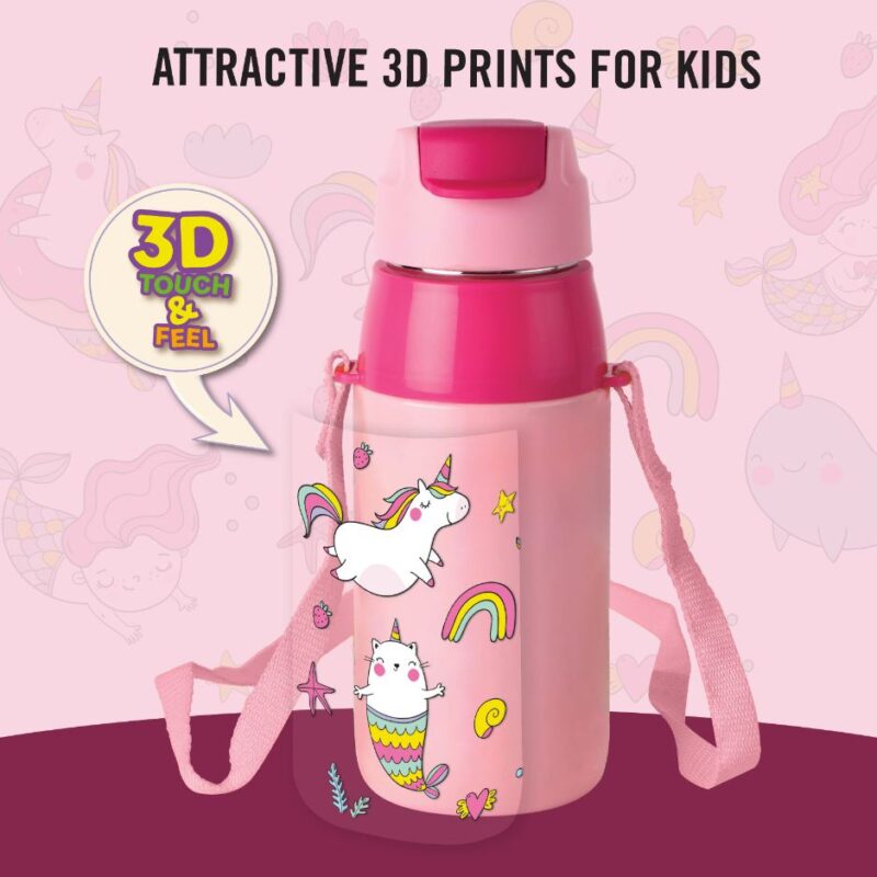 Era  3D Design Insulated Kids Water Bottle, 400ml - Image 41