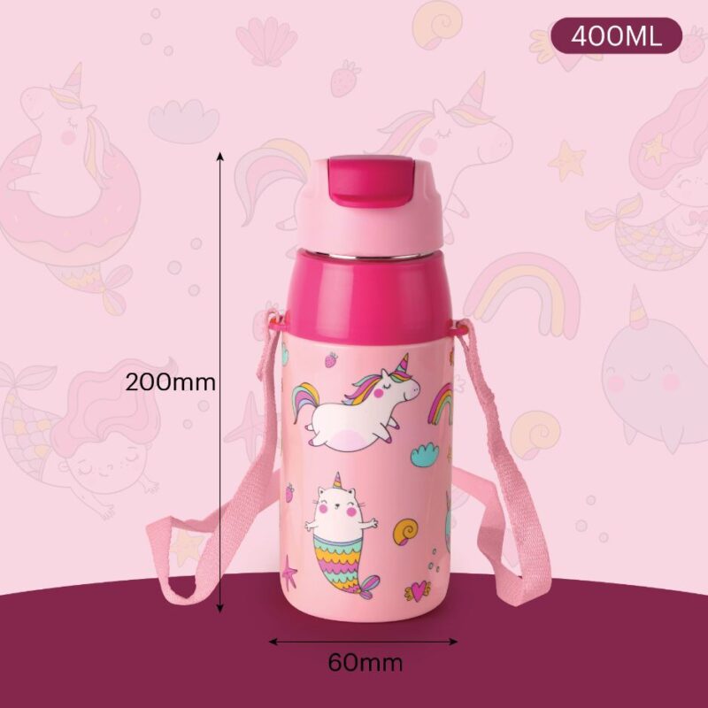 Era  3D Design Insulated Kids Water Bottle, 400ml - Image 20