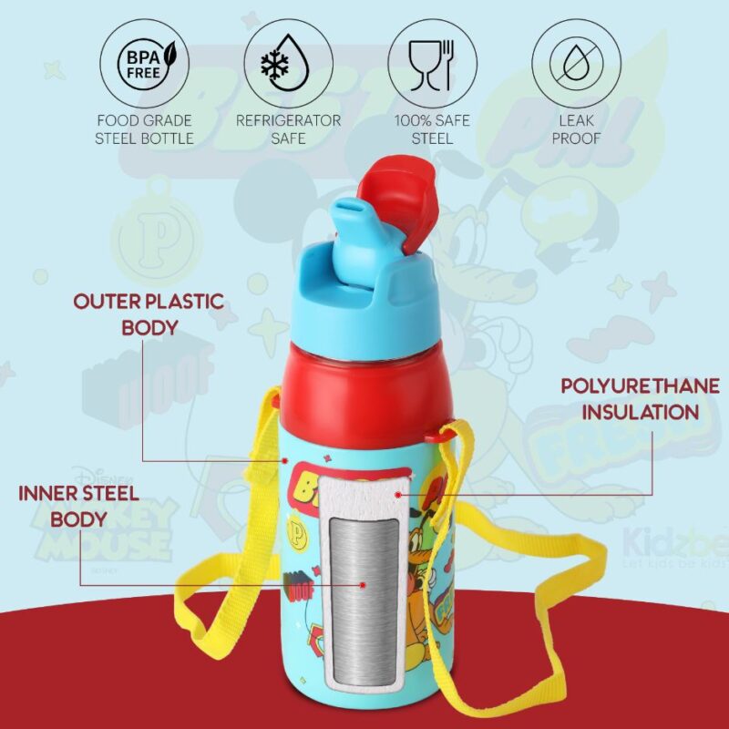 Era  3D Design Insulated Kids Water Bottle, 400ml - Image 52