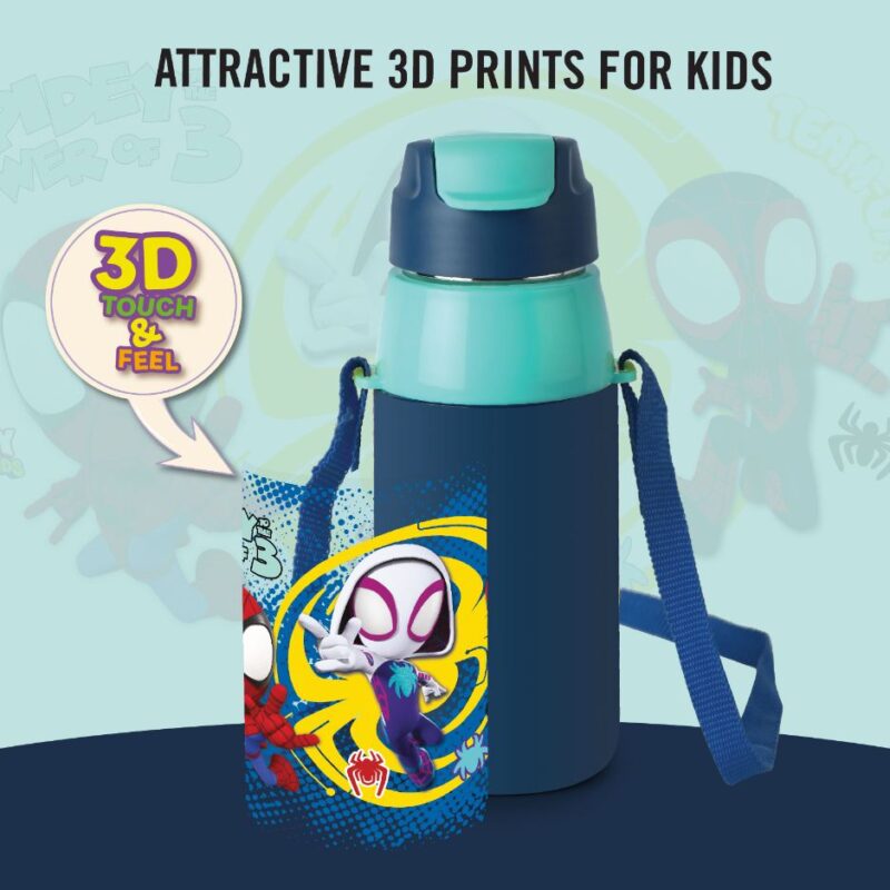 Era  3D Design Insulated Kids Water Bottle, 400ml - Image 6
