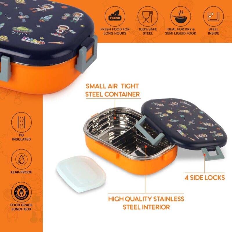 Apollo 3D Design Insulated Kids Lunch Box, 700ml - Image 38