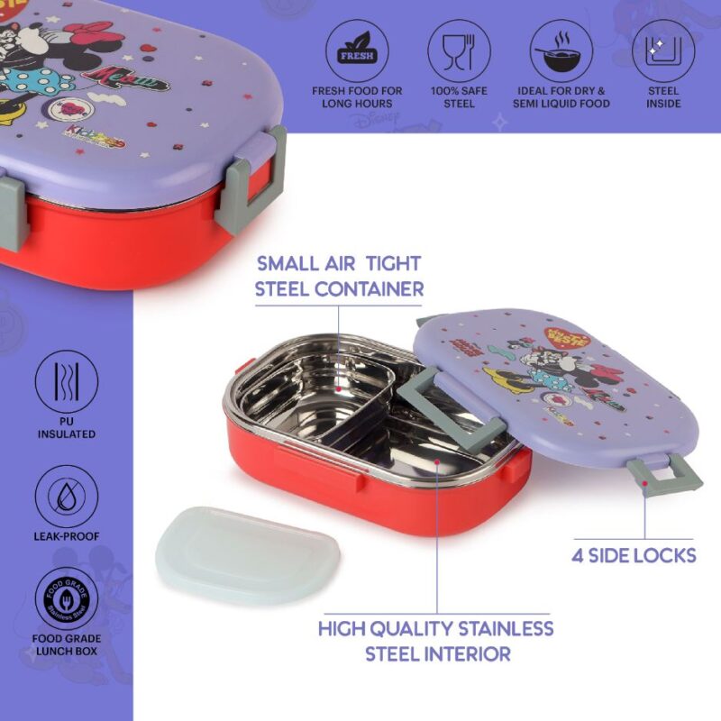 Apollo 3D Design Insulated Kids Lunch Box, 700ml - Image 34