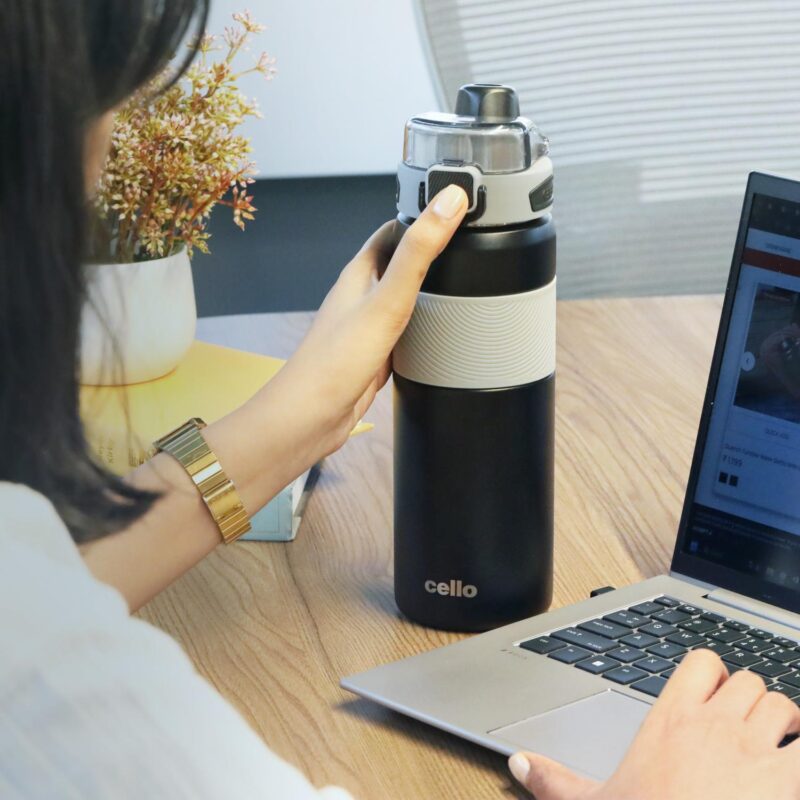 Duro Apex, Thermosteel Flask, 900ml Black / 900ml