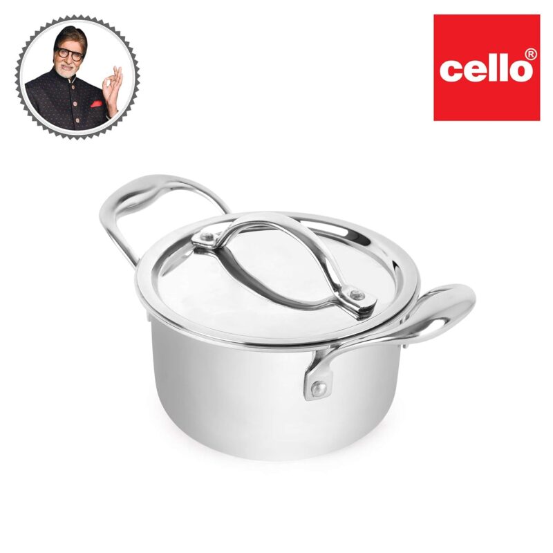 Armour Tri-Ply Induction Base Casserole with Lid - Image 6