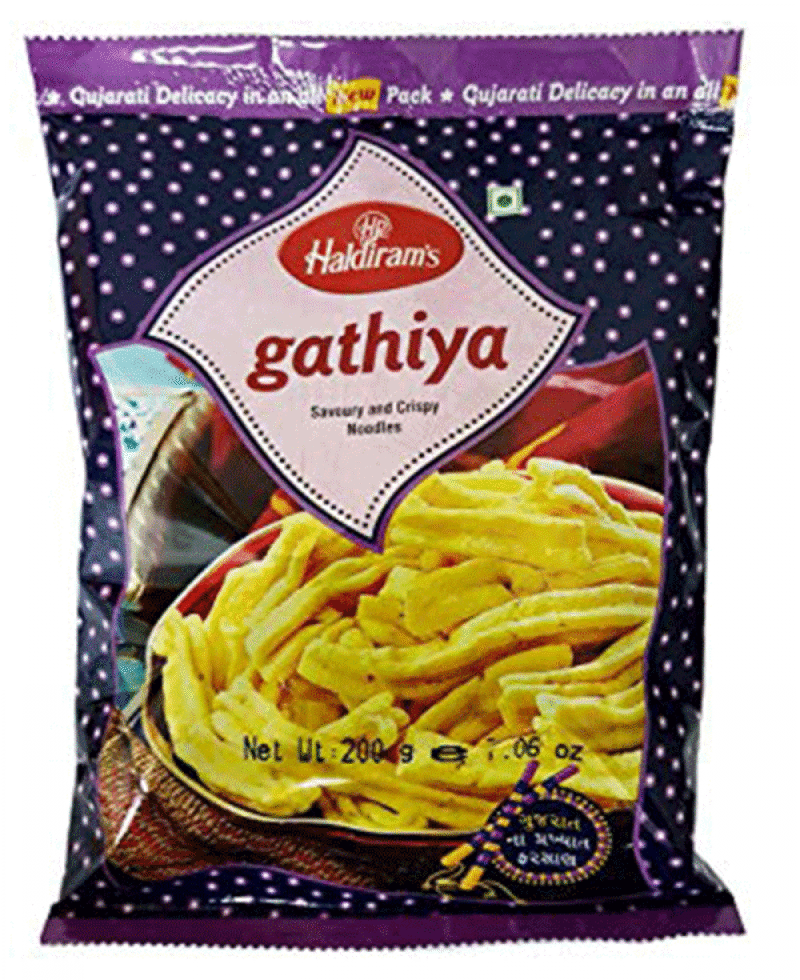 5x Haldirams Gathiya Namkeen - Pack of 5 (200 gm each)