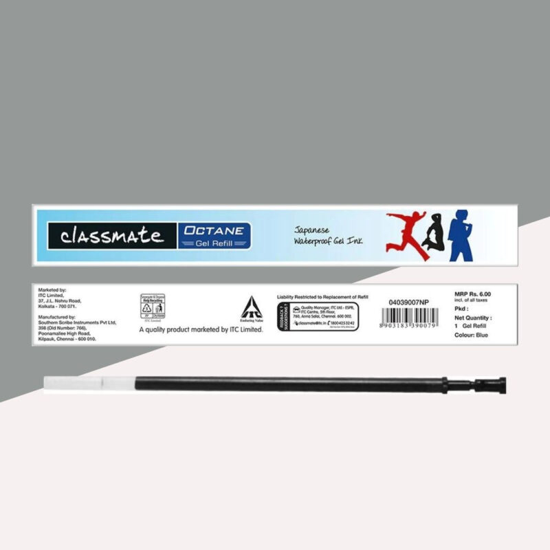 Classmate Octane Gel Refill – Black ( Set of 5 )
