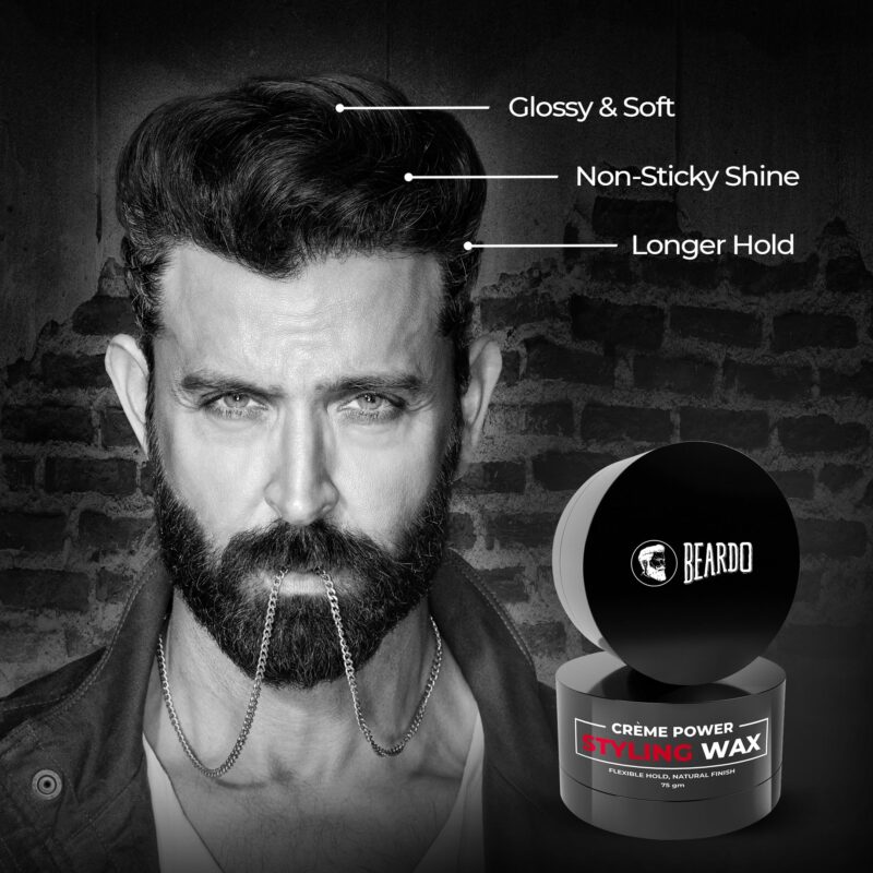 4x Beardo Creme Power Styling Wax, 75 gm each - Pack of 4 - Image 8