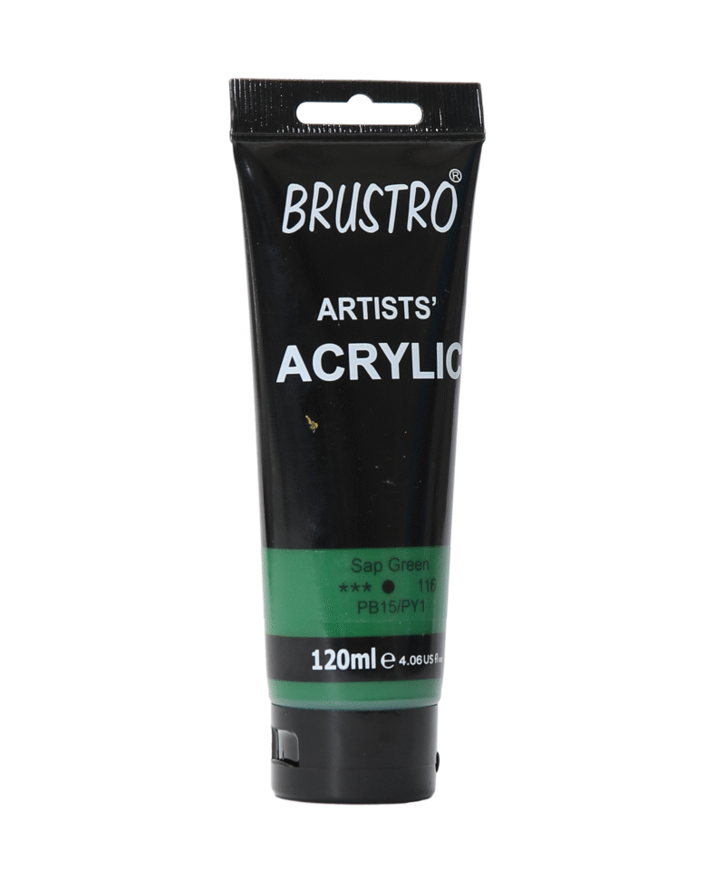 Brustro Arists' Acrylic 120ml Sap Green - Image 4