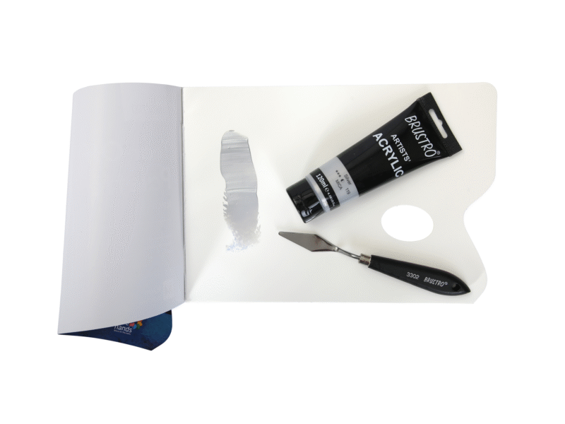 Brustro Arists' Acrylic 120ml Silver