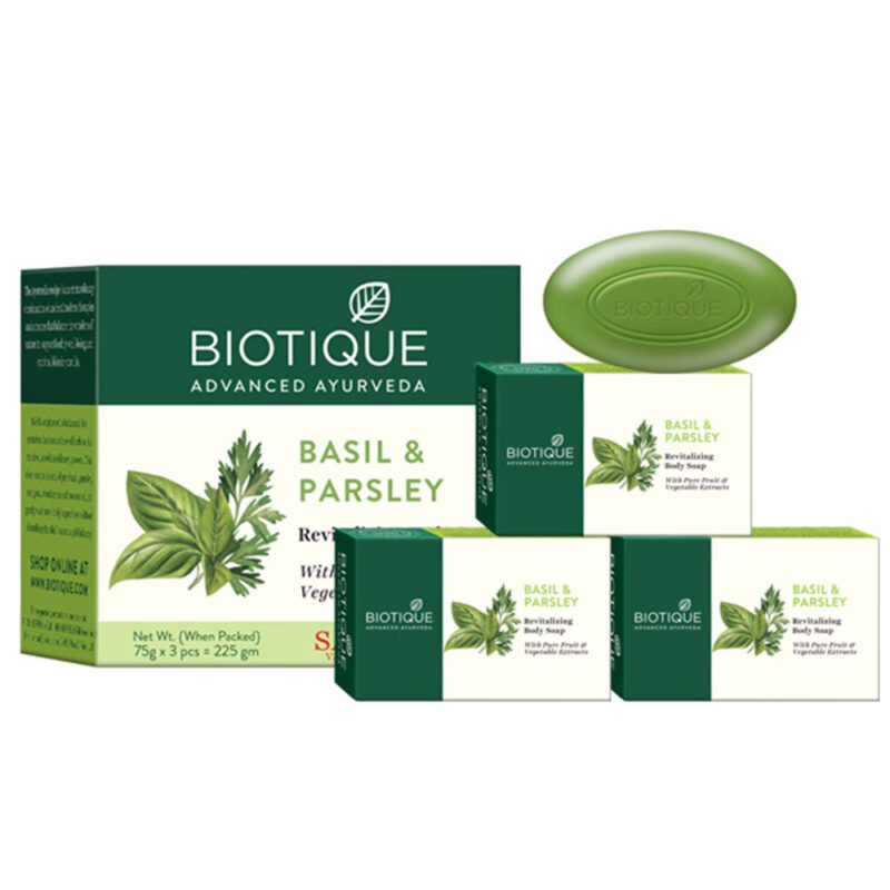 Biotique Basil And Parsley Revitalizing Body Soap