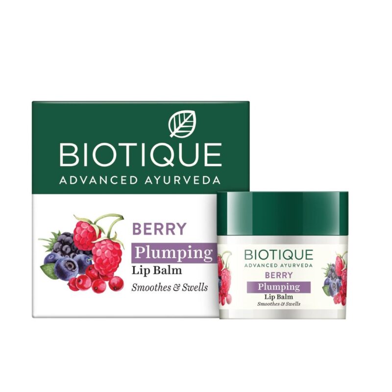 Biotique Berry Plumping Lip Balm Smoothes & Swells Lips (12 gm) - Image 4