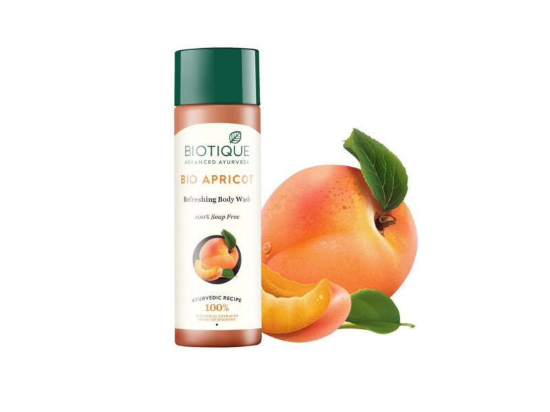 Biotique Bio Apricot Refreshing Body Wash (100% Soap Free) - Image 3