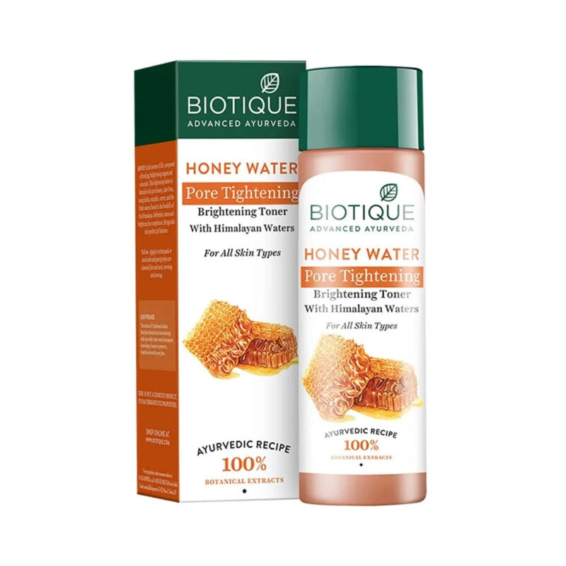 Biotique Honey Water Pore Tightening Toner With Himalayan Waters (120 ml) - Image 10