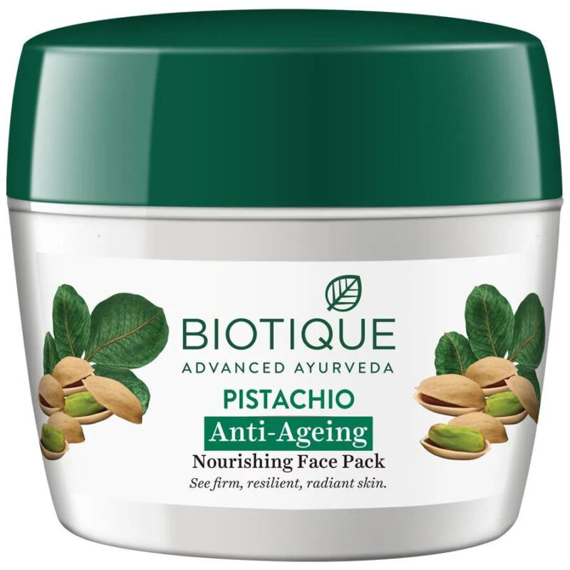 Biotique Pistachio Anti-Ageing Nourishing Face Pack, for All Skin Types