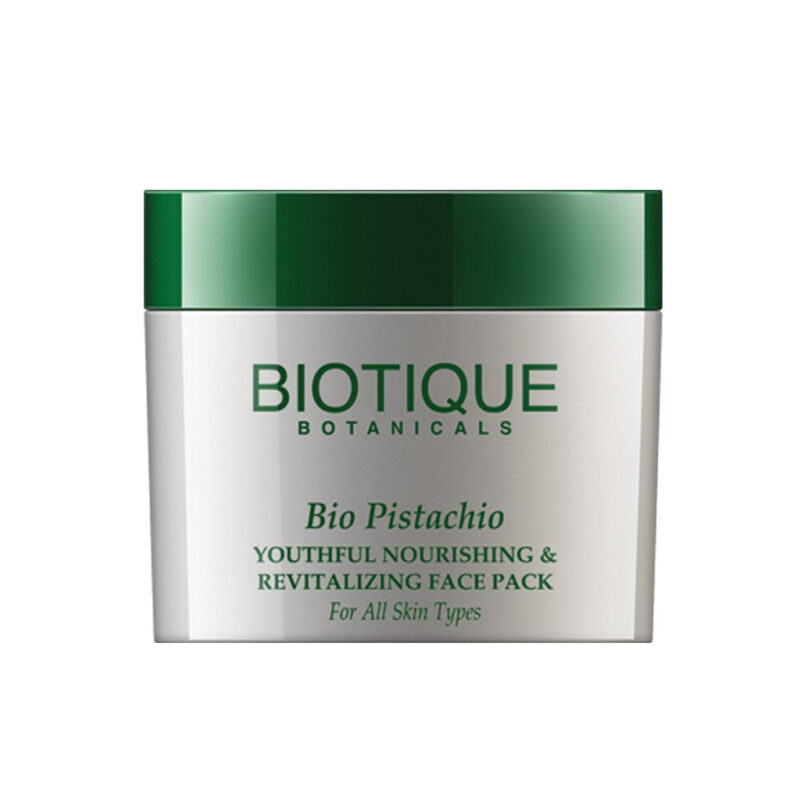Biotique Pistachio Anti-Ageing Nourishing Face Pack, for All Skin Types - Image 2
