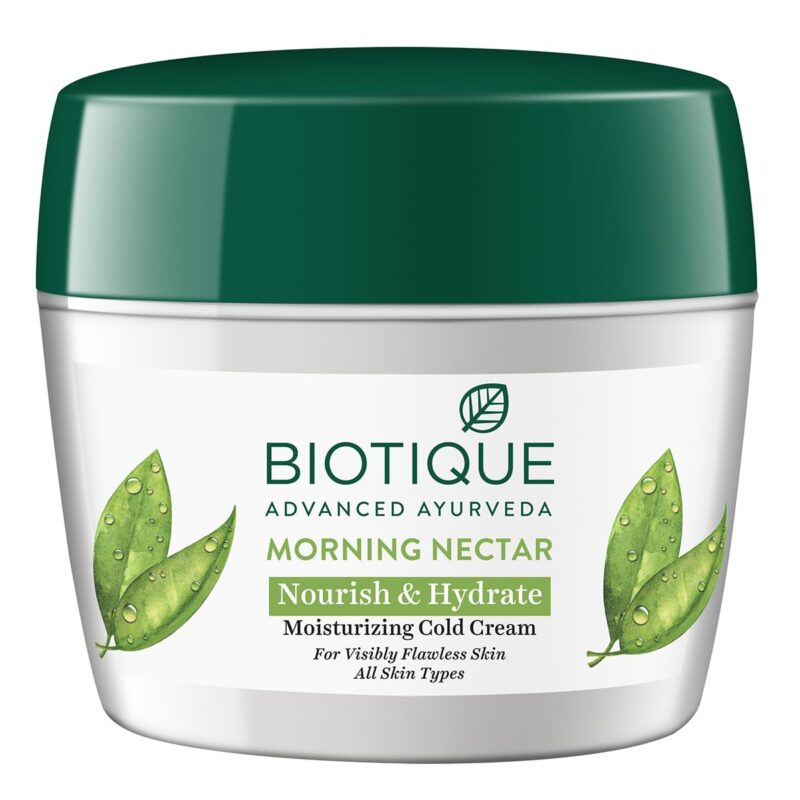 Biotique Morning Nectar Nourish & Hydrate Moisturizing Cold Cream For All Skin Types