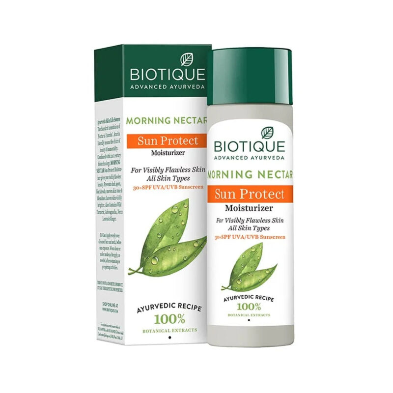 Biotique Morning Nectar Sun Protect Moisturizer, SPF - 30+ - 120 ml - Image 10