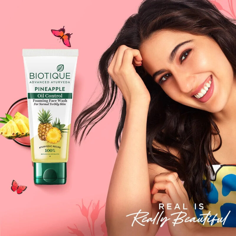 Biotique Pineapple Oil Control Foaming Face Wash - Image 4